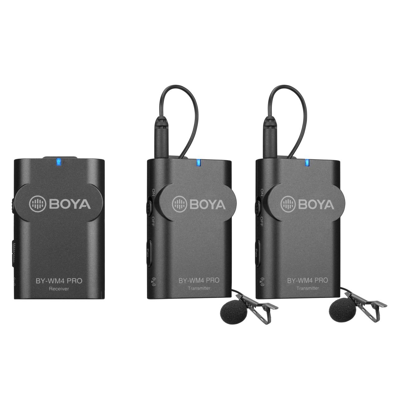 Boya BY-WM4 Pro-K2 Kablosuz İkili Yaka Mikrofonu