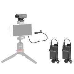 Boya BY-WM4 Pro-K2 Kablosuz İkili Yaka Mikrofonu