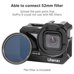 Ulanzi G9-5 Gopro Hero 9 10 11 ve 12 Vlog Case Metal Çerçeve