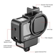 Ulanzi G9-4 Gopro Hero 9 10 11 Vlog Case Plastik Çerçeve