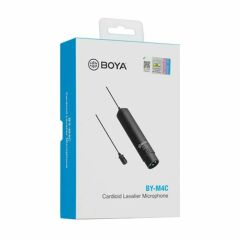Boya BY-M4C Tek Yönlü XLR Yaka Mikrofonu