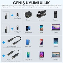 Boya BY-M1 Pro II Pilsiz Yaka Mikrofonu