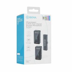 Boya BY-XM6-S4 İkili Kablosuz Yaka Mikrofonu - Lightning