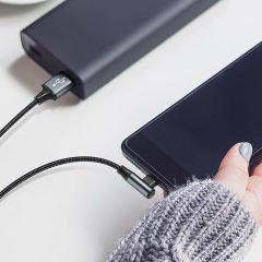 CableCreation CC1278 Type-C to USB-A Kablo 2m, USB 2.0, 60W 3A Hızlı Şarj, 480mbps Data