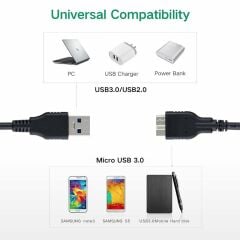 Markofist MF-DK22 Kısa USB 3.0 Harddisk Kablosu 40cm