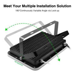 Markofist MF-LPI10 RGB LED Projektör Işığı IP67 Dış Mekan Suya Dayanıklı Kumandalı