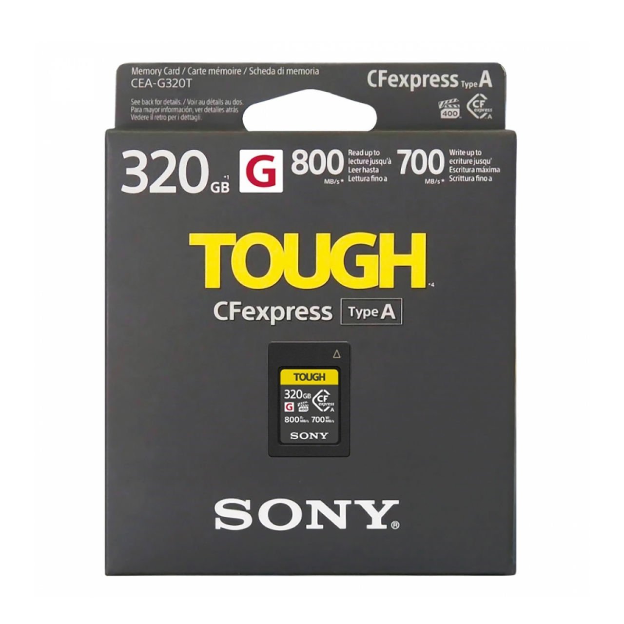 Sony CEA-G320T 320GB CFexpress Type A TOUGH Hafıza Kartı