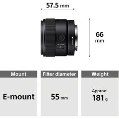 Sony E 11mm f1.8 Lens (SEL11F18) - Sony Eurasia Garantili