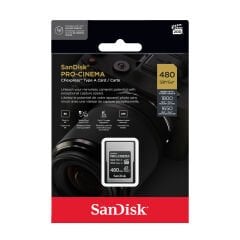 Sandisk Pro-Cinema 480 GB 1800mb/s CFexpress Type-A Hafıza Kartı