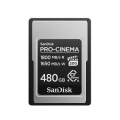 Sandisk Pro-Cinema 480 GB 1800mb/s CFexpress Type-A Hafıza Kartı