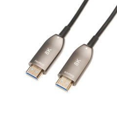 Markofist MF-AVC70-40M 8K AOC Optik Hdmi Kablo 40m, HDMI 2.1, 8K 60Hz, 48Gbps