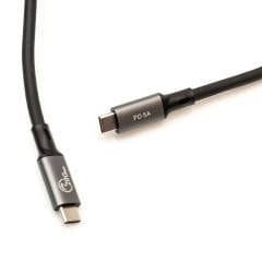 Markofist MF-AVDC10S Spiral Type-C to Type-C Kablo 2m, USB 3.2, 4K 60Hz Görünütü, 20Gbps Data, 100W Hızlı Şarj (Tether Kablo, Thunderbolt 3)