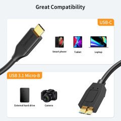 CableCreation CC0016 Type-c Usb 3.1 Kablo 30cm
