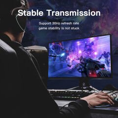 Markofist DisplayPort to Hdmi Kablo 2m, 4K 30Hz (LEVELS-AVC40-2M)