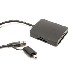 Markofist MF-CR12 Type-C & USB-A Çoklu Hızlı Kart Okuyucu 5Gbps CF SD TF MS