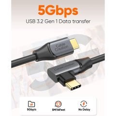 CableCreation CC1211 USB 3.2 Type-c Kablo 5m (Oculus Quest Link Kablo, Tether Cable)