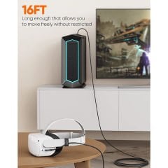 CableCreation CC1211 USB 3.2 Type-c Kablo 5m (Oculus Quest Link Kablo, Tether Cable)