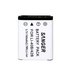Sanger Batarya Olympus Stylus 550 WP Stylus 700 Stylus 7000 Stylus 7010 Stylus 7030 Uyumlu