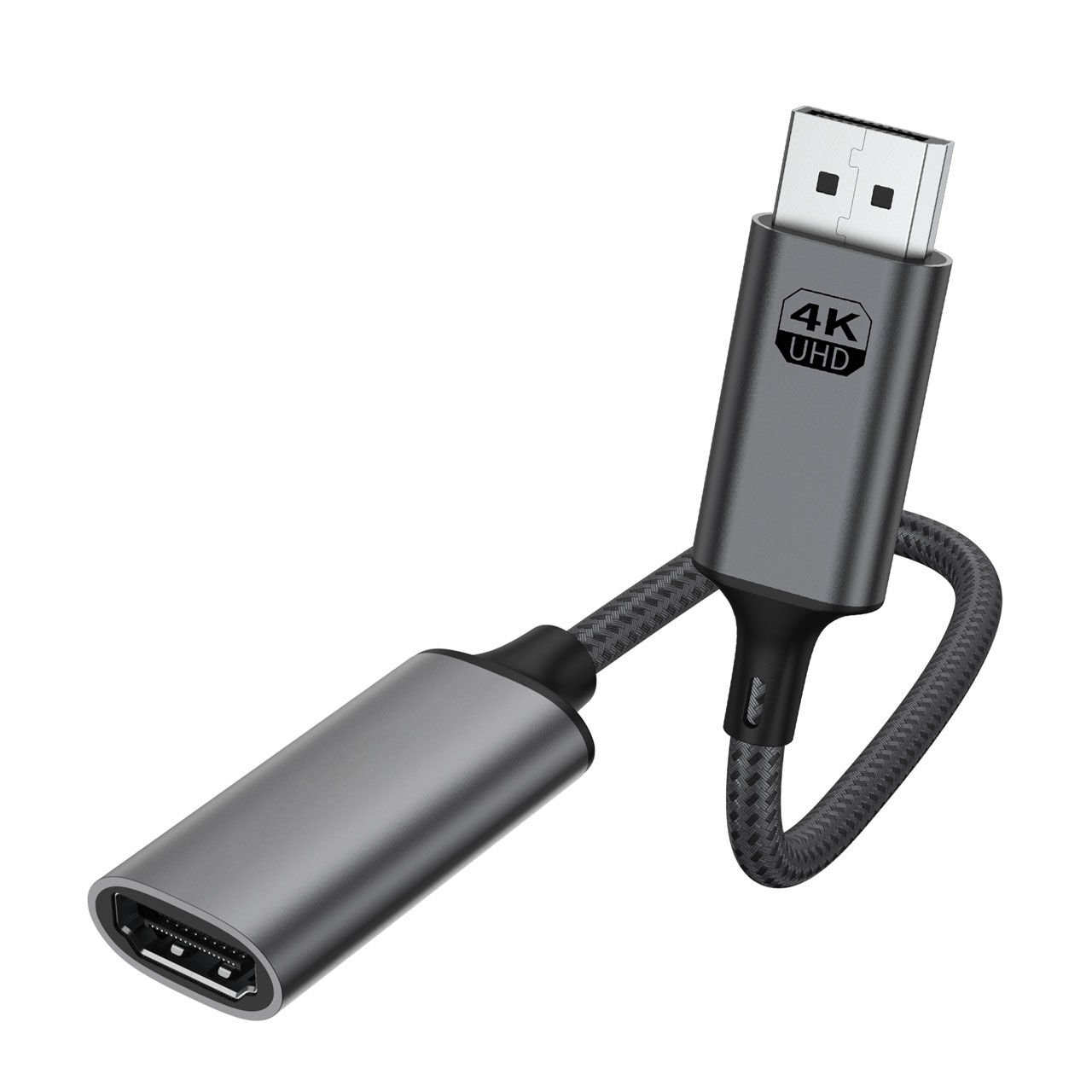 Markofist Displayport to Hdmi Çevirici Kablo 20cm, 4K 30Hz (LEVELS-CNV13)