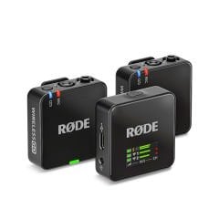 Rode Wireless GO (Gen 3) 2 Kişilik Kablosuz Yaka Mikrofonu, 32-Bit Ses Kayıt Cihazı - Distribütör Garantili