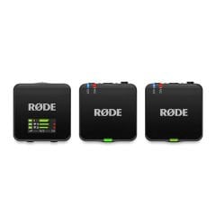 Rode Wireless GO (Gen 3) 2 Kişilik Kablosuz Yaka Mikrofonu, 32-Bit Ses Kayıt Cihazı - Distribütör Garantili