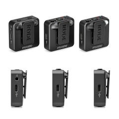 Rode Wireless GO (Gen 3) 2 Kişilik Kablosuz Yaka Mikrofonu, 32-Bit Ses Kayıt Cihazı - Distribütör Garantili
