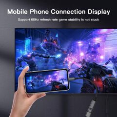 Markofist Type-C to HDMI Çevirici Kablo 20cm, 4K 60Hz, HDMI 2.0 (LEVELS-CNV16)