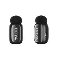 Boya Mini Kablosuz Yaka Mikrofonu - Siyah