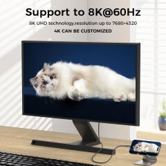 Markofist Type-C to HDMI Kablo 1.8m, 8K 60Hz, HDMI 2.1 (LEVELS-CH8-1.8M)