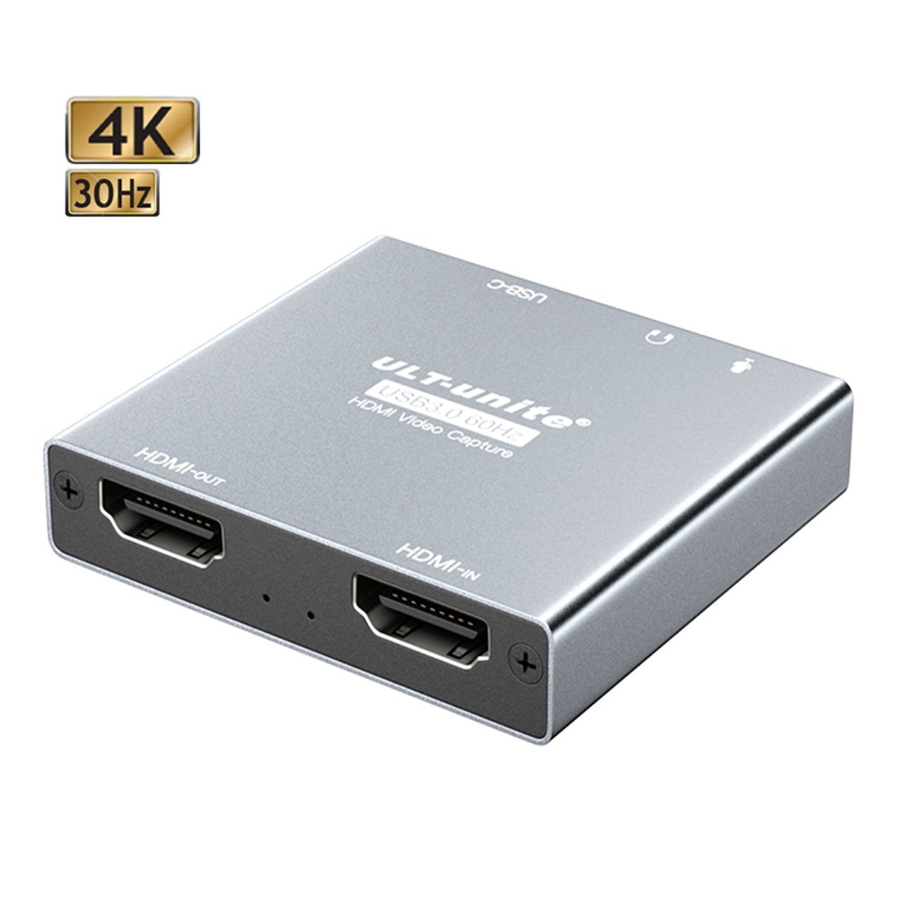 ULT-Unite CC10 HDMI USB Video Capture Card 4K (Görüntü ve Kulaklık Çıkışlı, Mikrofon Girişli)