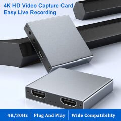 ULT-Unite CC10 HDMI USB Video Capture Card 4K (Görüntü ve Kulaklık Çıkışlı, Mikrofon Girişli)