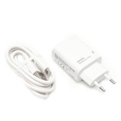 Outos C10S QC 3.0 18W Şarj Aleti + Lighitning USB Kablo Seti