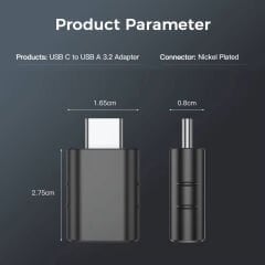 Markofist Type-C OTG Çevirici Adaptör, USB 3.0, 5Gbps (LEVELS-CNV14)