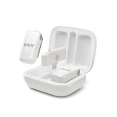 Rode Wireless Micro Type-c İkili Kablosuz Yaka Mikrofonu (Beyaz) - Distribütör Garantili