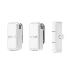Rode Wireless Micro Type-c İkili Kablosuz Yaka Mikrofonu (Beyaz) - Distribütör Garantili