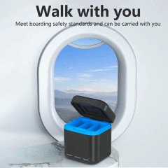 Hongdak Gopro Hero 9 10 11 12 Black Üçlü Batarya Pil Şarj Cihazı