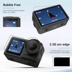 Markofist MF-DJA03 Dji Osmo Action 5 Pro Uyumlu Ekran Koruma Seti