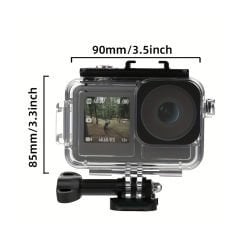 Markofist MF-DJA04 Dji Osmo Action 5 Pro Uyumlu Housing Su Altı Kılıf