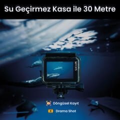 Sjcam SJ4000 Air 4K Wifi Aksiyon Kamerası - Siyah
