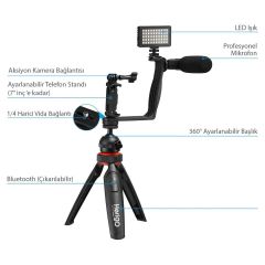 Herigo Youtuber Vlogger Set (Sanger PRO-S50 Işık Muadili)