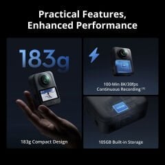 DJI Osmo 360 Adventure Combo Aksiyon Kamera - Distribütör Garantili