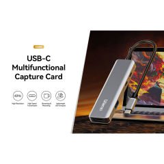 Ulanzi C060 USB-C Girişli, Monitör Çıkışlı Capture Card