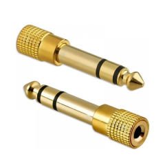 Markofist MF-JD05 3.5mm Stereo Dişi to 6.35mm Stereo Erkek Çivi Jack Dönüştürücü 2 adet