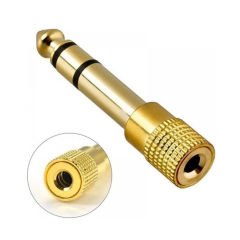 Markofist MF-JD05 3.5mm Stereo Dişi to 6.35mm Stereo Erkek Çivi Jack Dönüştürücü 2 adet