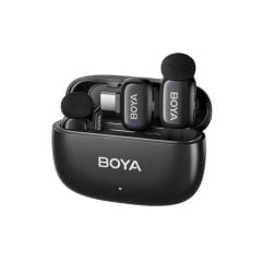 BOYA Mini 2 AI Kablosuz Yaka Mikrofonu Type-C Mat Siyah - SKU02