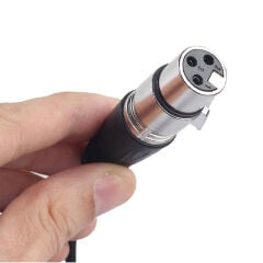 Markofist MF-SK70 Kamera İçin XLR to 3.5mm Mikrofon Kablosu 42cm