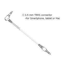 Boya BY-TRRS Telefon Telsiz Mikrofon Bağlantı Kablosu