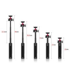 Ulanzi MT-16 Uzayabilen Top Kafa Vlog Tripod