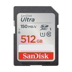Sandisk Ultra 512GB 150mb/s SDXC Hafıza Kartı