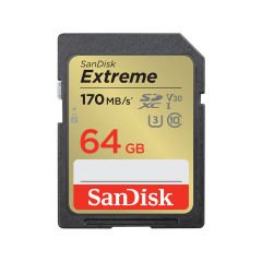 Sandisk Extreme 64GB 170mb/s SDXC Hafıza Kartı